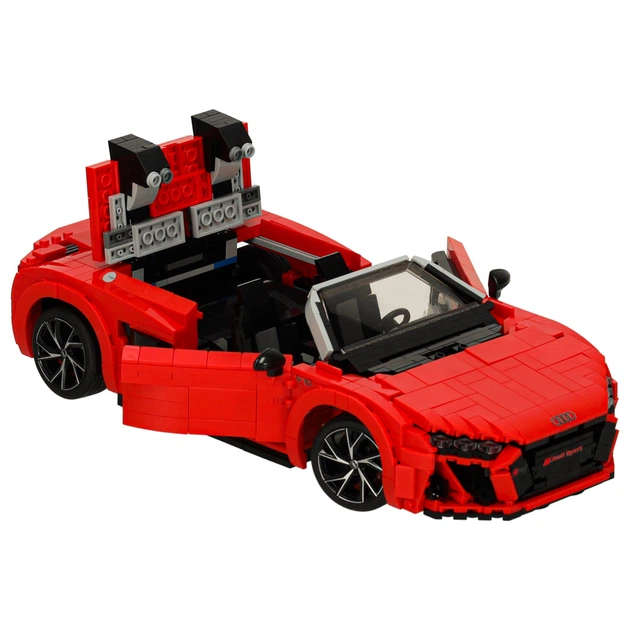 Klocki konstrukcyjne KIK Samochód Rastar 93800 AUDI R8 Spyder 1:14, 1440 el. (5903039753532) - obraz 7