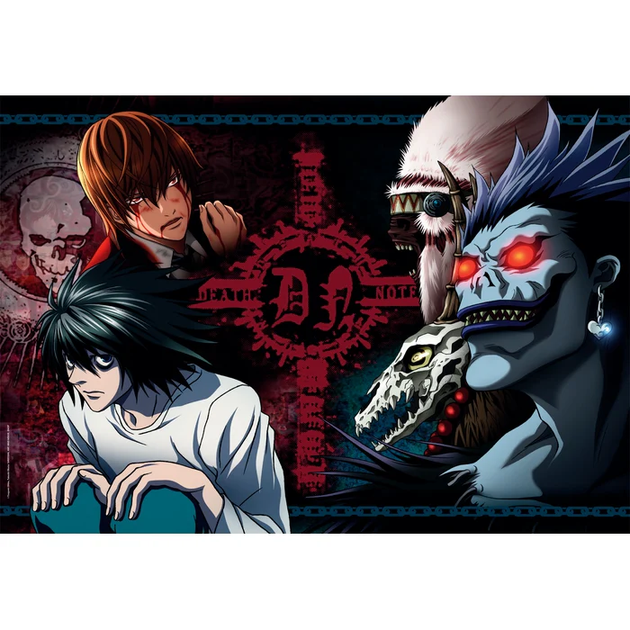 Пазл аніме Death Note (Зошит смерті) - 500 шт Clementoni 35609 - Фото 2 Пазл аніме Death Note (Зошит смерті) - 500 шт Clementoni 35609 - зображення 2