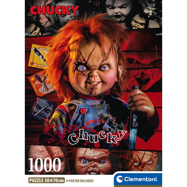 Пазл Чаки (Chucky) - 1000 шт. Clementoni 37099 - изображение 4