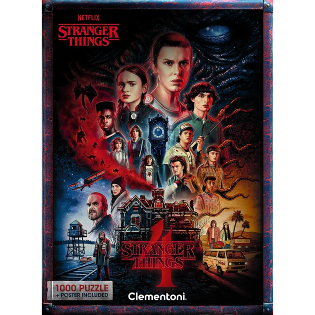 Пазл Stranger Things (Удивительные чудеса) - 1000 шт Clementoni 39980 - изображение 4