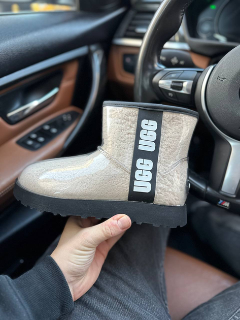 Женские угги Ugg classic clear mini высокие молочные зимнее 38 - Фото 7 Женские угги Ugg classic clear mini высокие молочные зимнее 38 - изображение 7