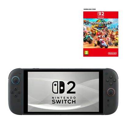 Консоль Nintendo Switch 2 Mario Kart World Bundle 256GB Black