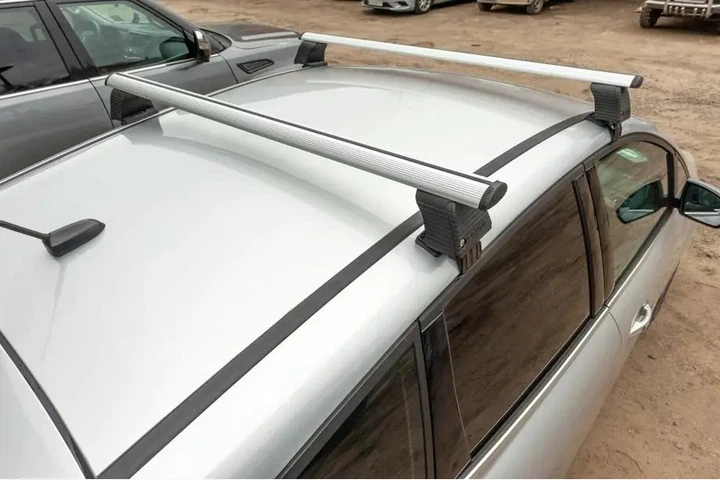 Перемычки для гладкой крыши (2 шт, Asaf V4) для Skoda Superb 2009-2015 - изображение 4