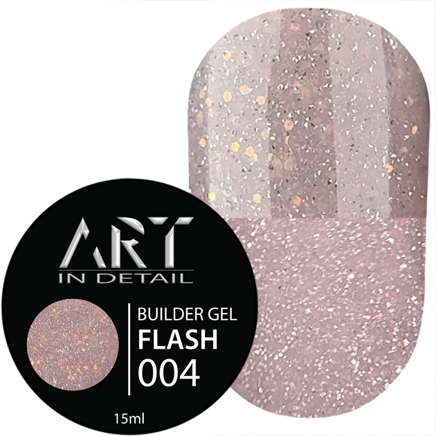 ART ART Builder Gel Моделюючий гель FLASH №004, 15 мл - Фото 1 ART ART Builder Gel Моделюючий гель FLASH №004, 15 мл - изображение 1