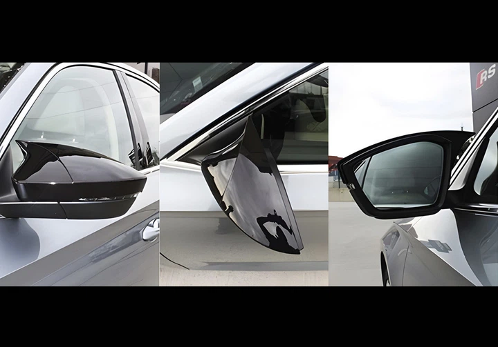 2 Накладки на зеркала BMW-Style для Ford Fusion 2012-2020 (пластик) - изображение 5
