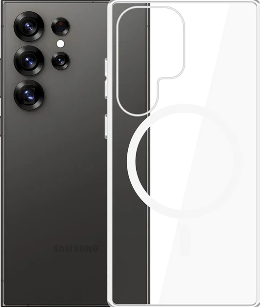 Панель 3MK Sam MagCase для Samsung Galaxy S25 Ultra Transparent (5903108611657) - зображення 1