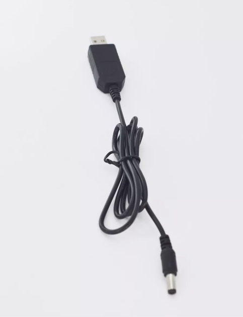 Підвищуючий перехідник – кабель для роутера від павербанка юсб дс usb шнур для модему універсальний 12 вольт маршрутизатор вай фай підвищуючий перехідник dc адаптер wifi конвертер живлення провід для інтернету ups - зображення 4