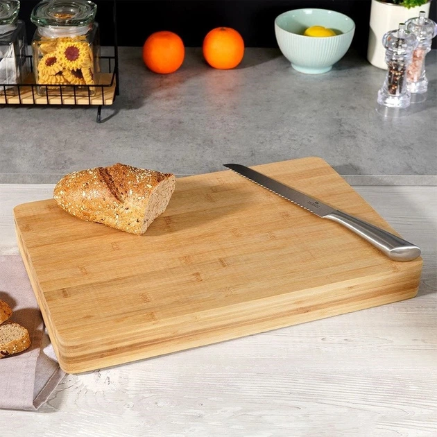 Дошка для нарізання Orion бамбукова 46 × 30 × 5 см (8592381155247) - зображення 2