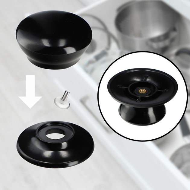 Zestaw pokrywek Kadax Caserta szklanych 22 cm + 26 cm + 30 cm (5903699477434) - obraz 2