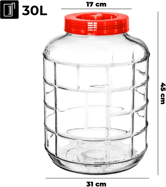 Słój Kadax Fenis z zakrętką 30 l (5903699405932) - obraz 2