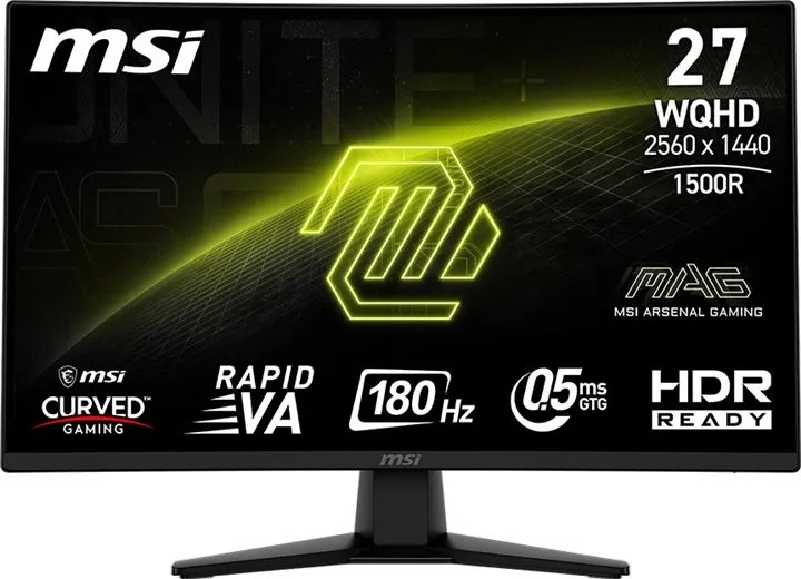Monitor 27" MSI MAG 274CQFDE (9S6-3CE31T-021) - obraz 1