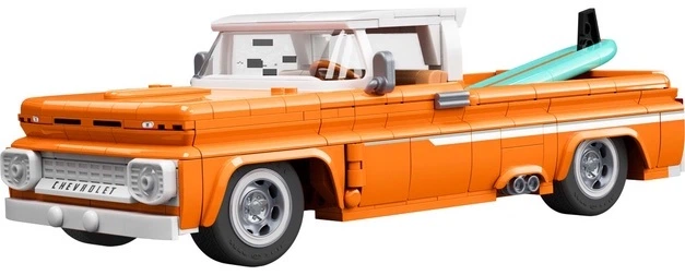 Kolekcjonerski samochód-konstruktor Mattel Brick Shop Hot Wheels Elite Chevy 858 elementów JFT20 (194735304820) - obraz 2
