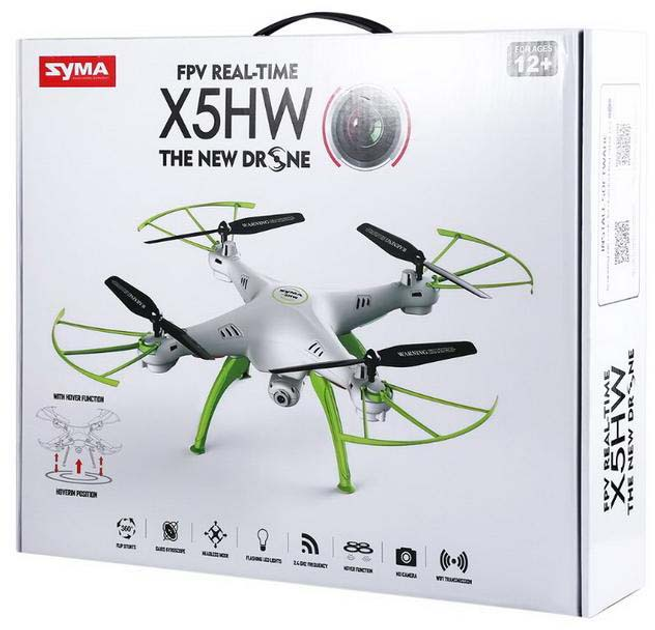 Dron Syma X5HW Biały (5903039740471) - obraz 4