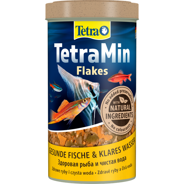 Корм Tetra Min Flakes для аквариумных рыбок, 100 г (хлопья) - изображение 4