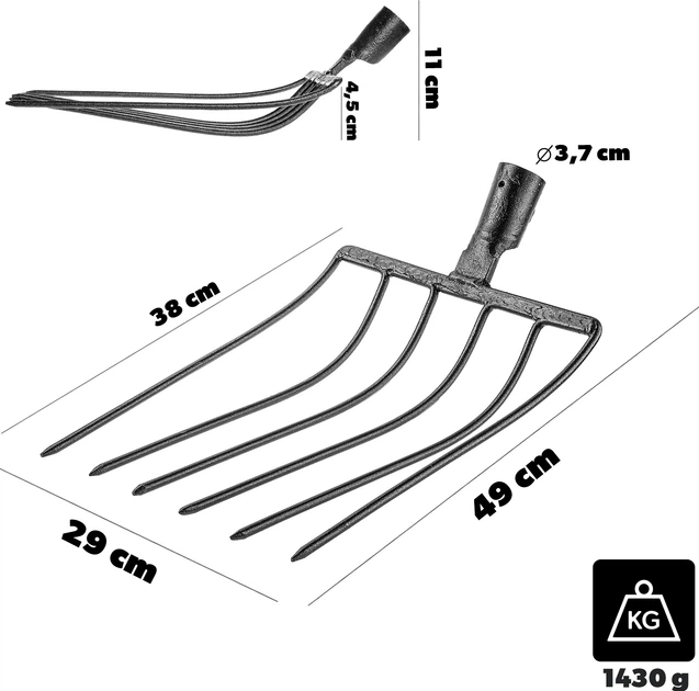 Вилка Kadax Aize К10136 - зображення 3