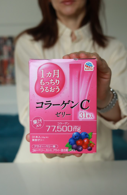 EARTH CHEMICAL Collagen C Jelly колагенове желе з вітаміном С (лісові ягоди), 31 стік - зображення 3