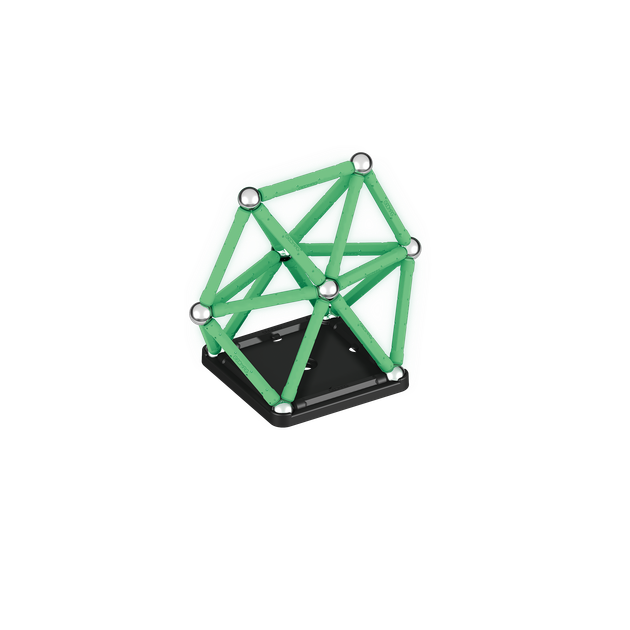 Магнитный конструктор Geomag Glow 42 детали - изображение 4