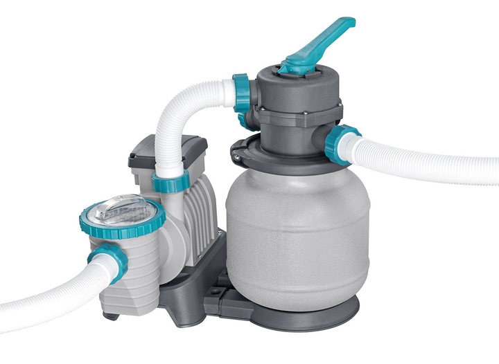 Пісочна помпа для басейнів Bestway + фільтрувальні кульки 8327 л/год 58499 (5903890631338) - зображення 4