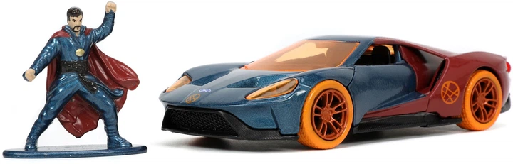Metalowy samochód Jada Marvel Avengers Ford GT 1:32 z figurką Doktora Strange'a (253223013) (4006333080289) - obraz 4