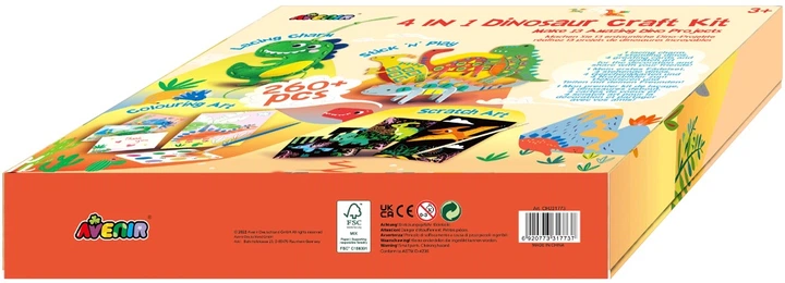 Zestaw kreatywny Avenir Pudełko prezentowe Dinozaur 13 elementów (CH221773) - obraz 3