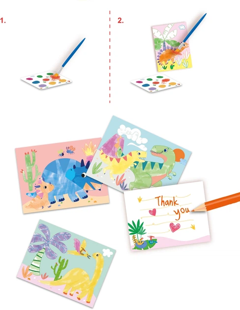 Zestaw kreatywny Avenir Pudełko prezentowe Dinozaur 13 elementów (CH221773) - obraz 11