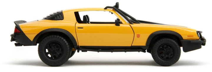 Metalowy samochód Jada Transformers Bumblebee Chevrolet Camaro (1977) z figurką logo 1:24 (4006333084430) - obraz 7