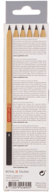 Набір графітових олівців Royal Talens Art Creation 6 шт. (8712079456955) - зображення 3