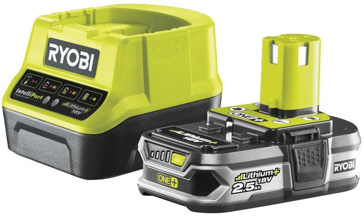 Akumulator i ładowarka do narzędzi RYOBI ONE+ RC18120-125 Lithium+ (5133003359) - obraz 1