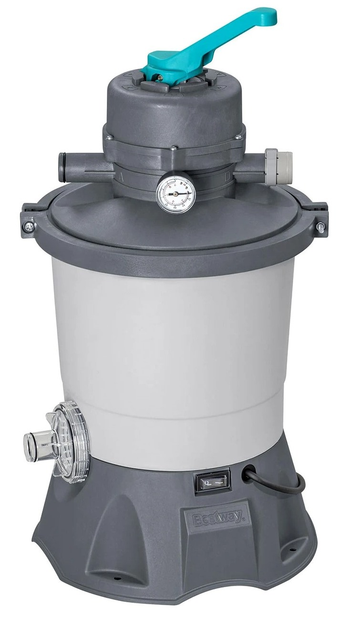 Пісочна помпа для басейнів Bestway + фільтрувальні кульки 3596 л/год 58515 (5903890631352) - зображення 1