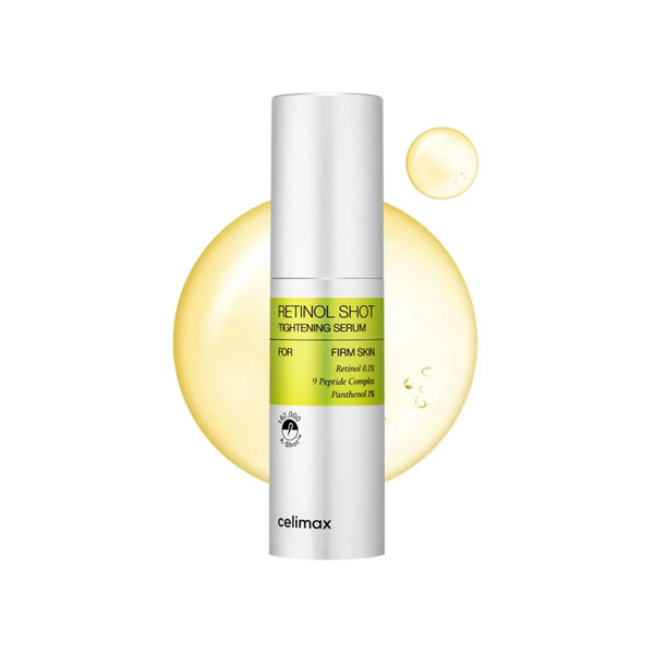 Сироватка з ретинолом 01 відсоток Celimax Retinol Shot Tightening Serum 30 ml - Фото 1 Сироватка з ретинолом 01 відсоток Celimax Retinol Shot Tightening Serum 30 ml - зображення 1