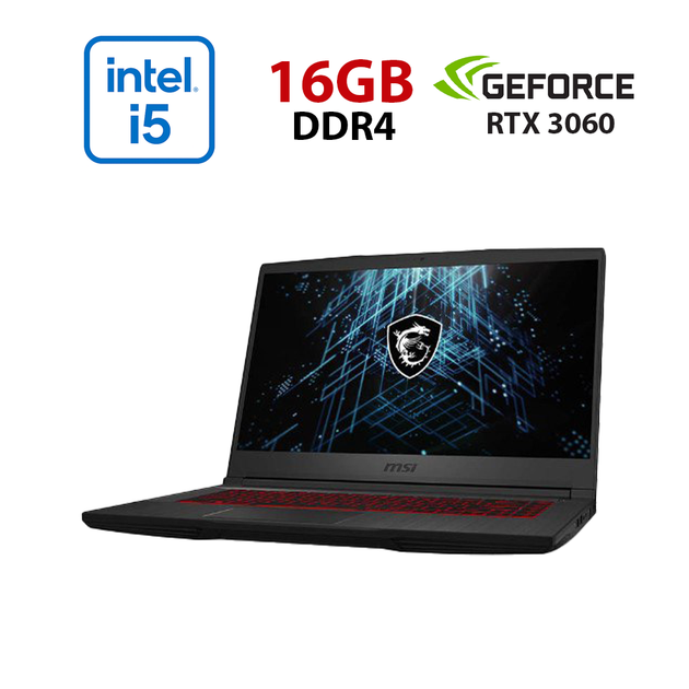 Ігровий ноутбук MSI GF65 Thin 10UE-289NEU / 15,6" (1920x1080) IPS / Intel Core i5-10500H (6 (12) ядра по 2,5 - 4,5 ГГц) / 16 ГБ DDR4 / 480 ГБ SSD / nVidia GeForce RTX 3060, 6 ГБ GDDR6, 192-біт / Веб-камера б/в - Фото 1 Ігровий ноутбук MSI GF65 Thin 10UE-289NEU / 15,6" (1920x1080) IPS / Intel Core i5-10500H (6 (12) ядра по 2,5 - 4,5 ГГц) / 16 ГБ DDR4 / 480 ГБ SSD / nVidia GeForce RTX 3060, 6 ГБ GDDR6, 192-біт / Веб-камера б/в - зображення 1