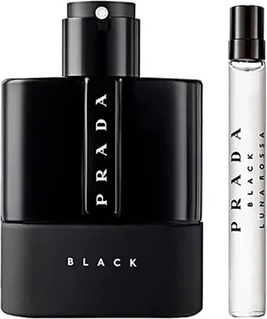 Zestaw męski Prada Luna Rossa Black Woda perfumowana 100 ml + Miniaturka Woda perfumowana 10 ml (3614274642049) - obraz 2