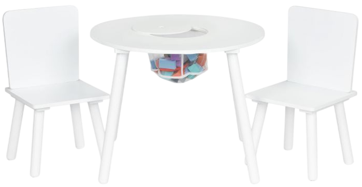 Meble dla dzieci EcoToys komplet stolik 2 krzesła (5903769974658) - obraz 1