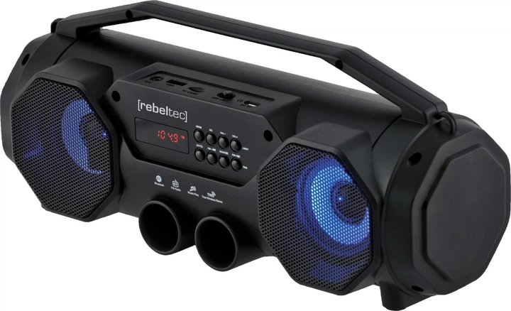 Głośnik przenośny Rebeltec SoundBox 320 Black (RBLGLO00011) (955555912690912) - Outlet - obraz 1
