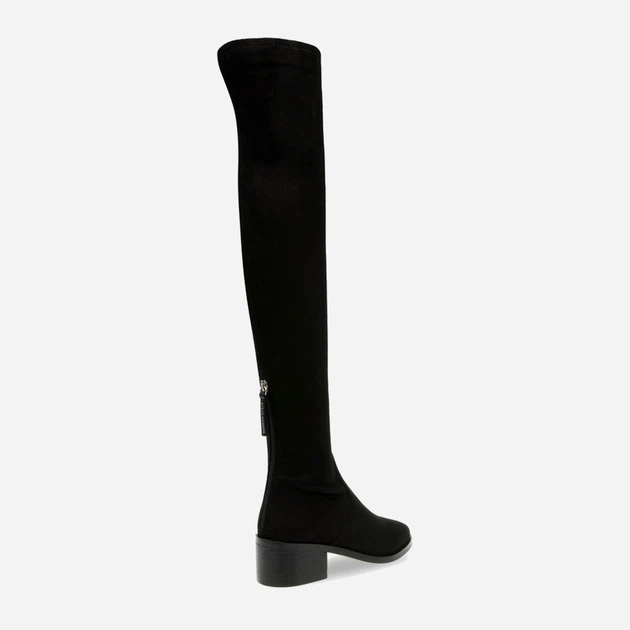 Muszkieterki damskie zamszowe Steve Madden Salvador Boot SM11002711-001 38 23.8 cm Czarne (8720857168822) (955555901867133) - Outlet - obraz 3