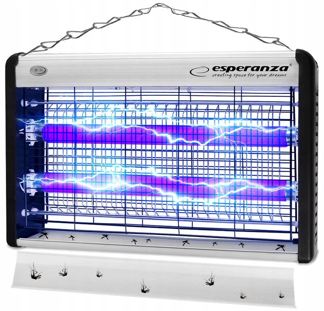Лампа пастка для комах Esperanza EHQ006 Insect Killer Lamp Hunter (5901299955505) (955555912314349) - Уцінка - зображення 2