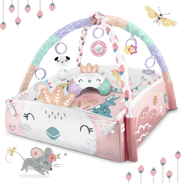 Інтерактивний навчальний килимок Nukido Пташка 110 x 100 см 730000 (5903890608972) (955555912102561) - Уцінка - зображення 6