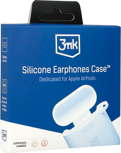 Etui 3MK Silicon do AirPods 2 White (5903108542296) - obraz 5