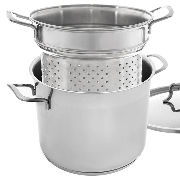Друшляк для макаронів Orion ANETT сталевий 24 см 8 л (8592381180775) - зображення 3