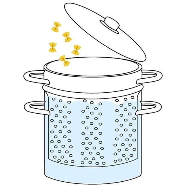 Друшляк для макаронів Orion ANETT сталевий 24 см 8 л (8592381180775) - зображення 4