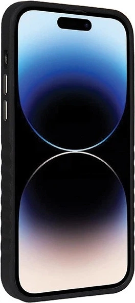 Панель Audi Genuine Leather MagSafe для Apple iPhone 14 Pro Black-Red (AU-TPUPCMIP14P-R8/D3-RD) - зображення 5