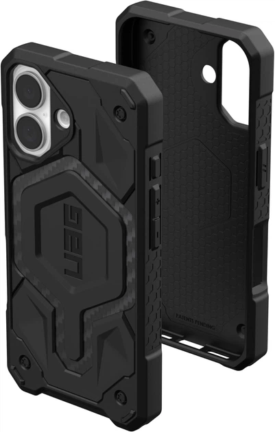 Панель UAG Monarch Pro Magsafe для Apple iPhone 16 Carbon Fiber (AW82-0C5) - зображення 3