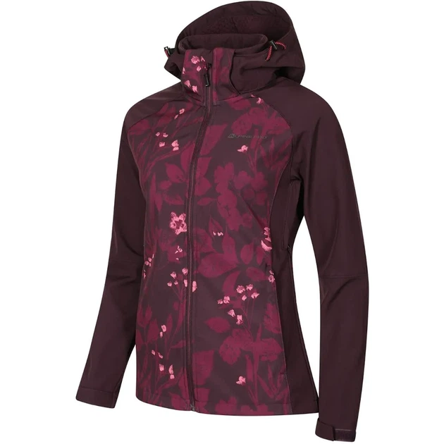 Куртка Alpine Pro Hoora Wmn 853PA чорна/фіолетова XS жіноча - изображение 4