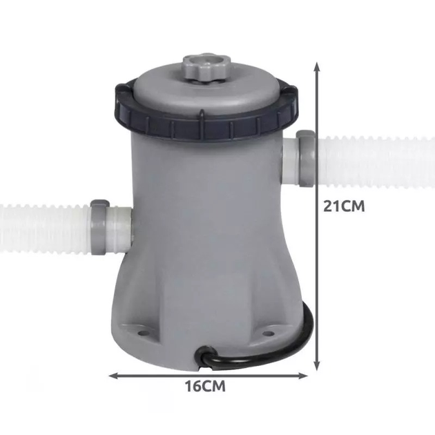 Фільтр-насос для басейну Bestway 1249 л/год 58381 (6942138919431) - зображення 4