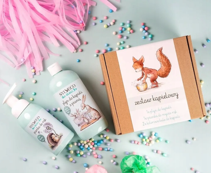 Zestaw dla dzieci Sylveco Pianka do mycia rąk 300 ml + Płyn do kąpieli 500 ml + Kula kąpielowa 2 x 78 g (5902249015935) - obraz 2