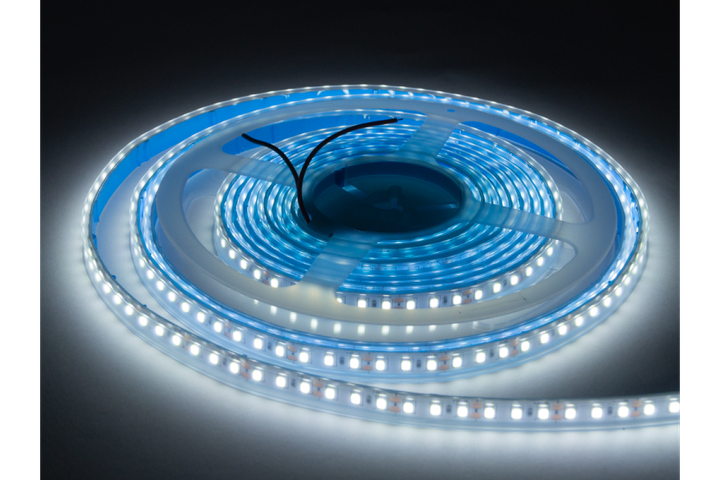 Світлодіодна стрічка Преміум IP65 5m 120SMD 2835 12V 10W/м 800LM/m 6500K "LEMANSO" LMA9602 - Фото 2 Світлодіодна стрічка Преміум IP65 5m 120SMD 2835 12V 10W/м 800LM/m 6500K "LEMANSO" LMA9602 - зображення 2