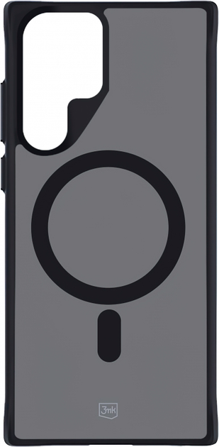 Etui plecki 3MK Smoke Mag do Samsung Galaxy S23 Ultra Black (5903108563468) - obraz 2