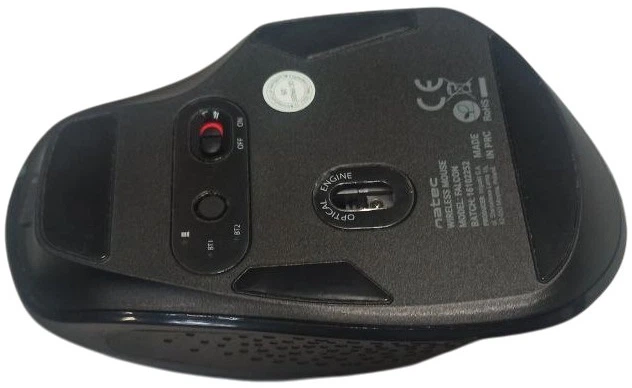 Mysz Natec Falcon Wireless/Bluetooth Black (NMY-1610) (955555908832650) - Outlet - obraz 5