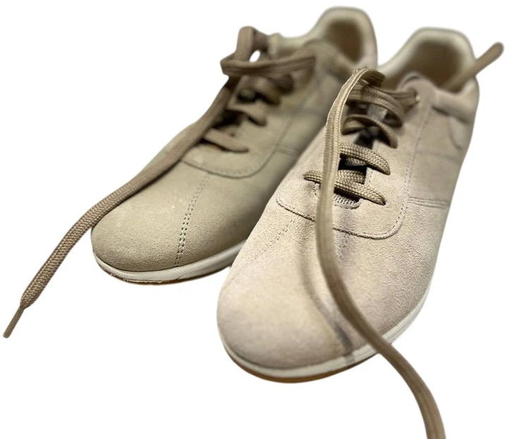 Sneakersy damskie Geox D25H5B022Z0-CH65F 37 24 cm Jasnobeżowe (8050036521217) (955555905637441) - Outlet - obraz 3