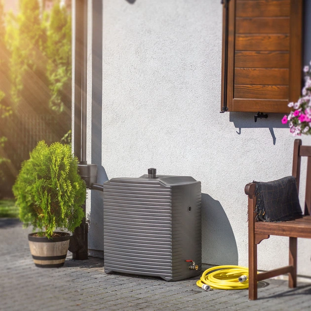 Zbiornik na deszczówkę Kadax Signa 125L Antracytowy - obraz 8